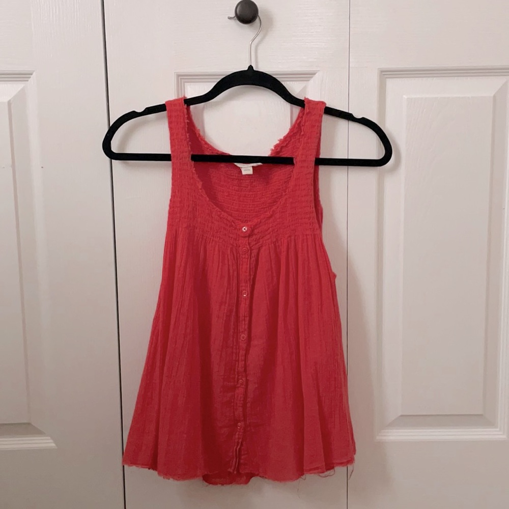 American Eagle Button Up Tank.